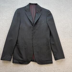 Kiton Napoli Neapoli Mancini Cashmere Silk Vicuna Blend Sport Coat Blazer Italy